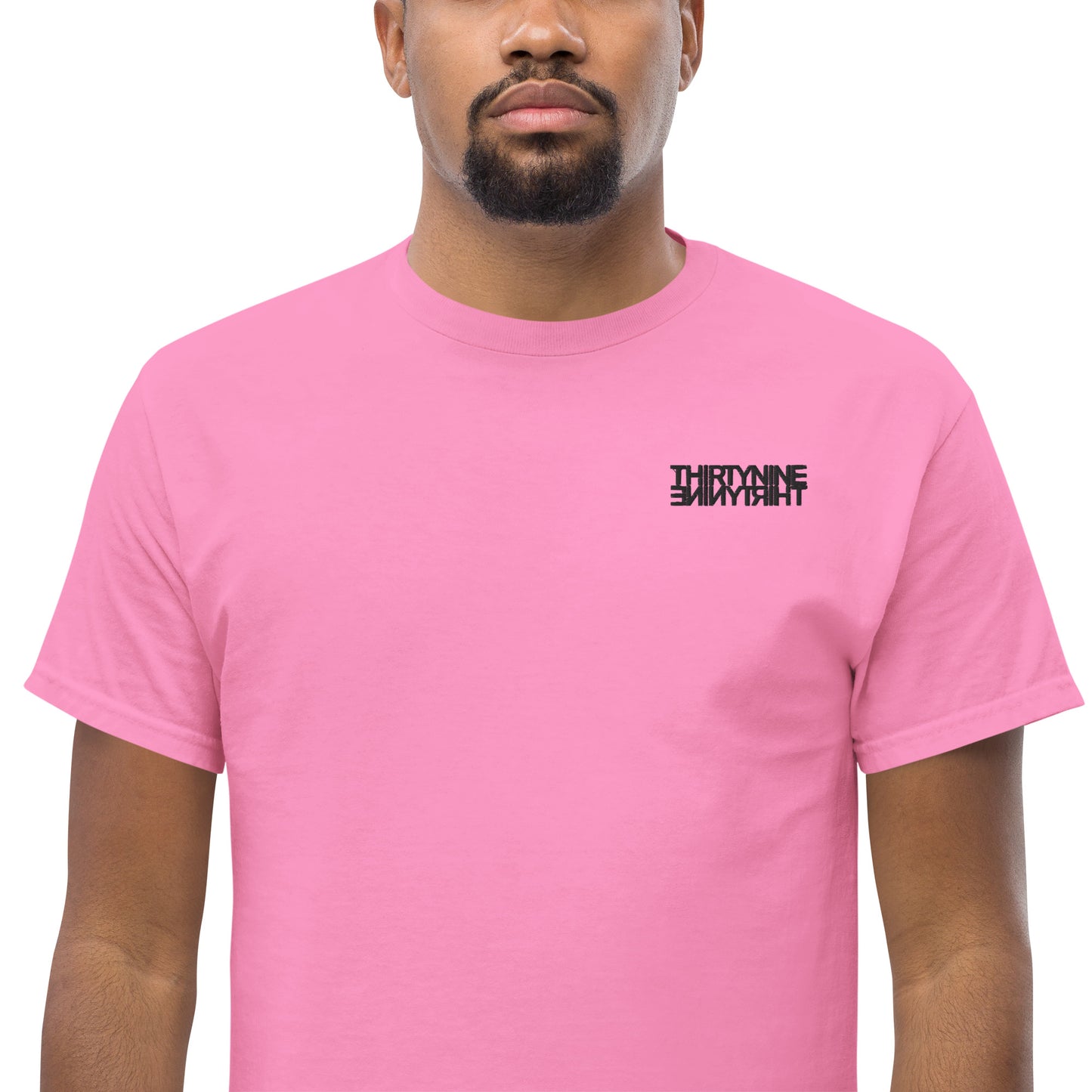 THIRTYNINE Black Stitched T-Shirt