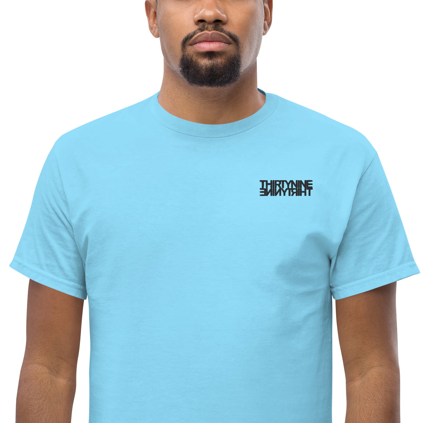 THIRTYNINE Black Stitched T-Shirt