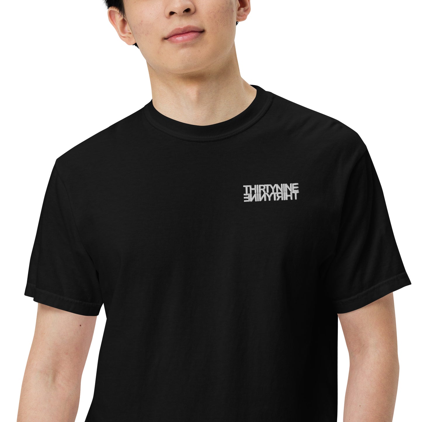 THIRTYNINE Unisex White Stitched T-Shirt